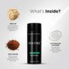 THICK FIBER Hair Fibers for Thinning Hair & Bald spots (BLACK) - 25g Bottle - Conceals Hair Loss in Seconds - Hair Powder for Women & Men view 3