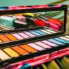 BYS Eyeshadow Palette Tin with Mirror and Applicator 12 Shades (1, Euphoria) view 3