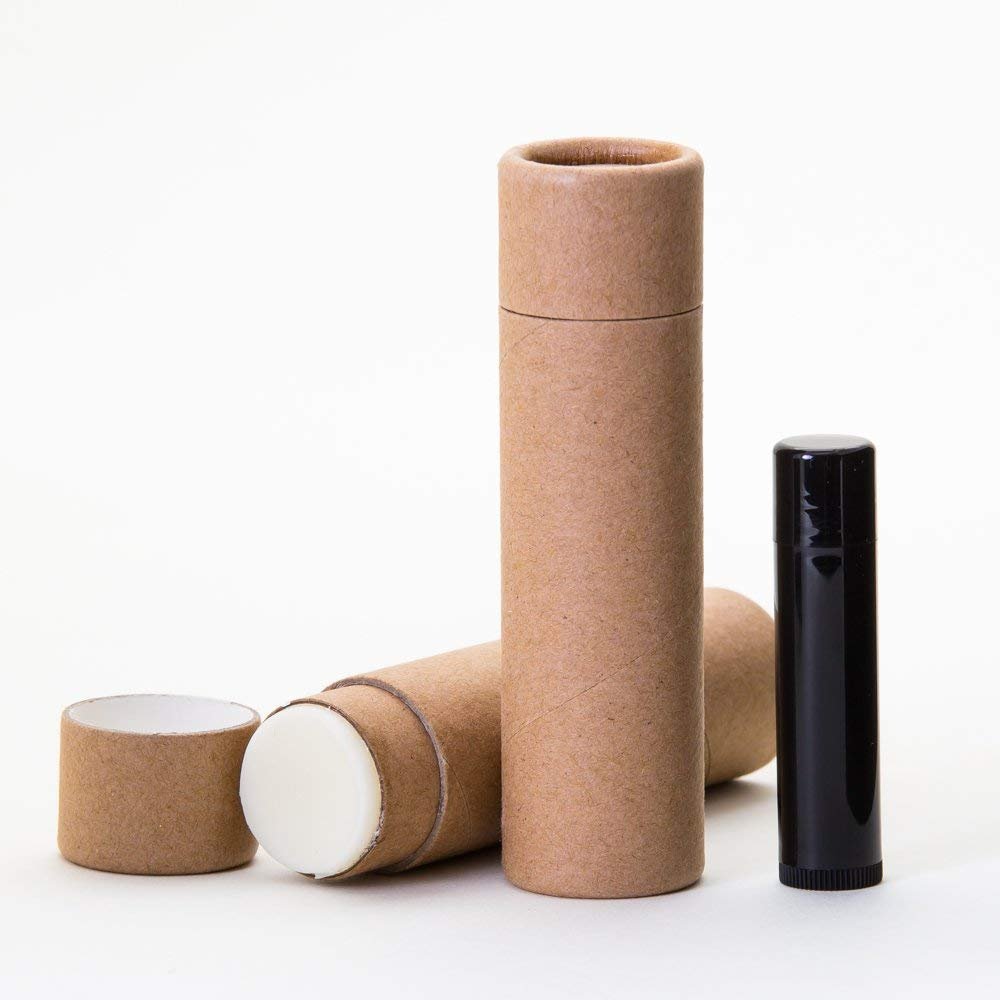 2 OZ Kraft Paperboard Lip Balm/Deodorant/Cosmetic/Lotion Tubes x300