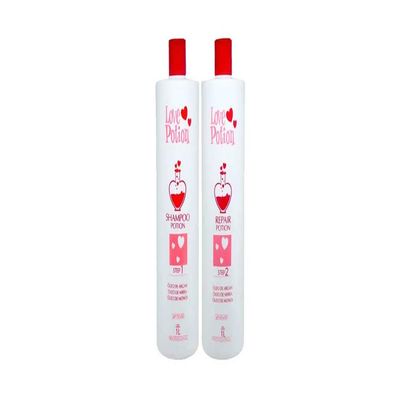 Love Potion Escova Progressiva Argan Mirra Ojon - Kit 2x1L / Kit 2x33.8 Fl Oz