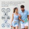 Aloe Up Sport Sunscreen Lotion SPF 15 - Broad Spectrum UVA/UVB Sunscreen Protector for Face and Body - With Hydrating Aloe Vera Gel - Non-Greasy - No White Cast - Reef Safe - Fragrance-Free - 6 Oz view 4