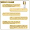 Allegresse 24 Karat Gold Rejuvenating Eye Serum| Anti Aging Moisturizing | Reduce Dark Circles, Fine Lines and Puffiness | Contains Natural Oils, Vitamins & Antioxidants | 1 Oz view 4