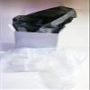 3 Pc Boxed Gift Set of Scented Goatmilk and Shea Soap in Assorted Purple Florals view 2