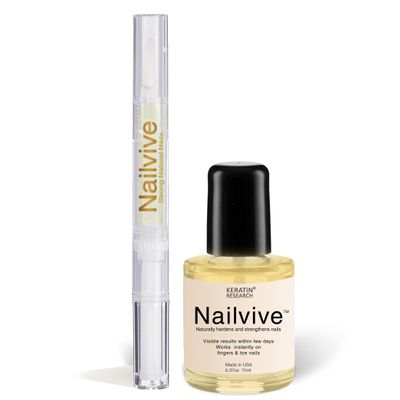 NAILVIVE Nail Serum Natural Keratin Nail Treatment Silk Proteins Proven Natural Formula Strengthening Hardening nails Instantly Prevents Splits Chips Peels Cracks on Your Nails