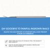ForPro Professional Collection Ingrown Nail File, Surgical Grade Stainless Steel Ingrown Toenail Tool with Angled End view 3