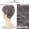 Aperitif Hair Bun Color R44 Steel Gray - Hairpiece 5-6" Lengths Two Interlocking Clips Vibralite Synthetic Soft Wavy Add-Ons Bundle MaxWigs Hairloss Booklet view 2