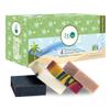 360 Feel Assorted Bar Soap Set - Made in the USA - Castile Handmade All Natural Cold Processed - Includes 4 Assorted Scents - Earthy, Floral, Fruity, & Sweet Fragrances - (5oz, 4-Pack) view 1