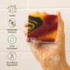 360 Feel Assorted Bar Soap Set - Made in the USA - Castile Handmade All Natural Cold Processed - Includes 4 Assorted Scents - Earthy, Floral, Fruity, & Sweet Fragrances - (5oz, 4-Pack) view 3
