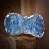 Faux Druse Turquoise Hair Barrette view 4