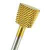 Medicool Gold Carbide -CC8- Inverted Manicure Bit Remove White Backfill for Acrylic and Gel | CC8 view 1