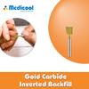 Medicool Gold Carbide -CC8- Inverted Manicure Bit Remove White Backfill for Acrylic and Gel | CC8 view 2