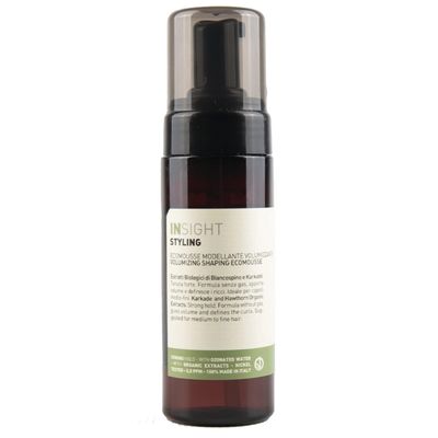 Insight Clean Beauty Styling Volumizing Shaping Eco Mousse With Karkade Extract, Vegan, 5.07 fl oz