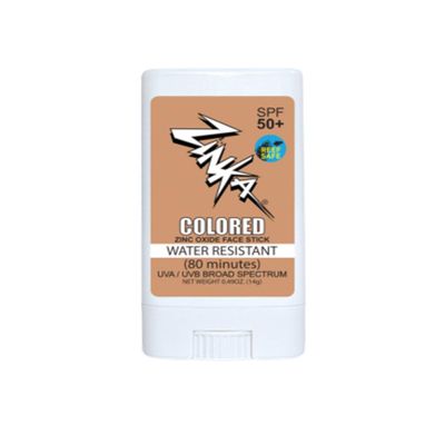 Zinka Sunscreen SPF 30 All Natural Vegan Mineral Light Beige Colored Face Stick