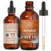 Dead Sea Collection Body Oil with Coconut - Dry Skin Moisturizer and Hydrating Massage Oil - Nourishing Bath - Increase Skin Elasticity and Provide Anti-Aging Support for Face and Body (4 fl.oz) view 1
