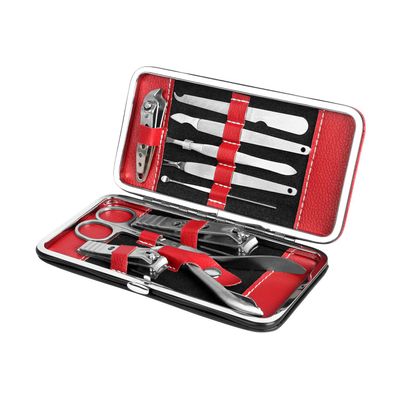 10 Pcs/Set Pedicure Manicure Stainless Set Nail Clippers Cleaner Cuticle Grooming Tools Kit by SHG