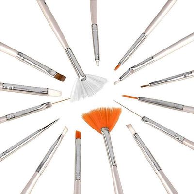 20 pcs Nail Art Gel Design Pen Painting Polish Brush Dotting Drawing Tools Set Proffesional Manicure Pedicure Kit by SHG