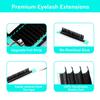 Eyelash Extensions 0.05 DD Curl 9mm Lash Extensions Supplies Individual Lashes Premium Silk Volume & Classic Lash Soft Matte Dark Professional Eyelashes Extension (0.05-DD-9mm) view 4