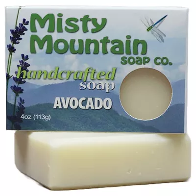 100% Natural Avocado Bar Soap - Gentle Nourishment for Sensitive Skin