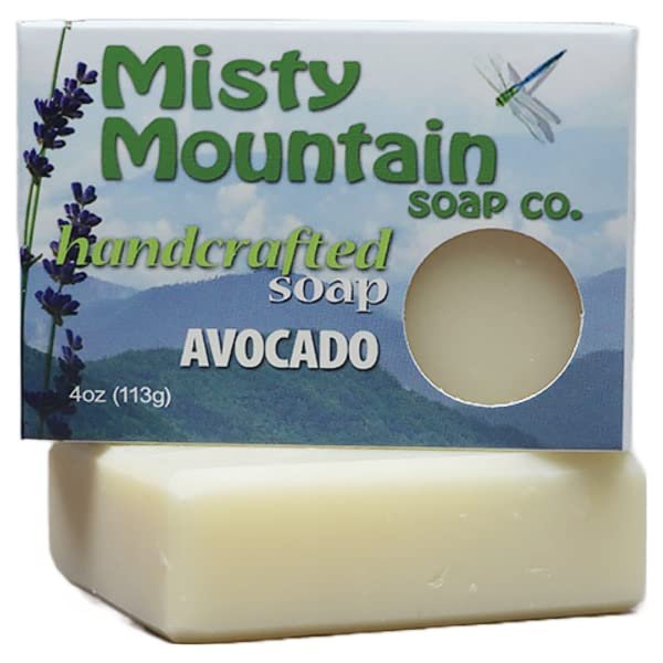 100% Natural Avocado Bar Soap - Gentle Nourishment for Sensitive Skin