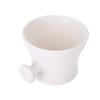 2 Colors Plastic Shaving Soap Bowl Foam Shaving Soap Cream Bowl with little handle Shaving Bowl for Men, Traditional Wet Shaving Factory Shaving Mug (White) view 1