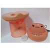 DianaOEM Pink Facial Steamer SJH-419 220V Steam Seat + Urethane Cushion + Mugwort Tea Bag Detoxifying Cleansing Aromatherapy view 2