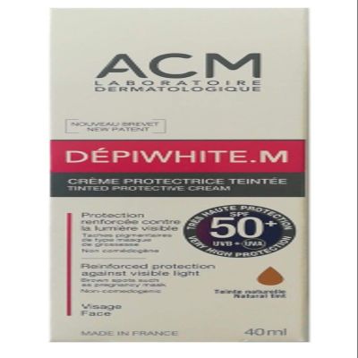 ACM Laboratoires DEPIWHITE M TINTED protective cream SPF 50+ 40ml. NATURAL TINT