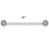 Galvanized Pipe ADA Compliant Grab bar Set of 3 Pipe Bathroom handrails - Industrial Pipe Handicap Pull bar/Handle for Commercial, Restaurant restrooms view 2