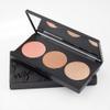 Frankie Rose 3 Shade Blush And Bronzer Palette With Compact Mirror | Hypoallergenic, Full-Coverage Matte Face Bronzer Contour Powder With Shimmer view 1