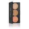 Frankie Rose 3 Shade Blush And Bronzer Palette With Compact Mirror | Hypoallergenic, Full-Coverage Matte Face Bronzer Contour Powder With Shimmer view 2