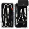 3 Swords Germany - brand quality 7 piece manicure pedicure grooming kit set for professional finger & toe nail care scissors clipper fashion leather case in gift box, Made by 3 Swords Germany (6271) view 1