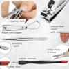 3 Swords Germany - brand quality 7 piece manicure pedicure grooming kit set for professional finger & toe nail care scissors clipper fashion leather case in gift box, Made by 3 Swords Germany (6271) view 3