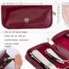 3 Swords Germany - brand quality 3 piece manicure pedicure grooming kit set for professional finger & toe nail care tool clipper fashion leather case in gift box, Made by 3 Swords (6233) view 4