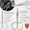 3 Swords Germany - brand quality 7 piece manicure pedicure grooming kit set for professional finger & toe nail care scissors clipper fashion leather case in gift box, Made by 3 Swords Germany (6301) view 2