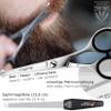 3 Swords Germany - brand quality professional TOE NAIL NIPPER and BEARD SCISSORS set STAINLESS STEEL INOX wave clipper, head cutter with case for ingrown toe nails pedicure by 3 Swords (219) view 4