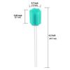 250 Count, ZIZNBA Disposable Mouth Swabs Sponge, Unflavored & Sterile Oral Swabs Dental Swabsticks for Mouth Cleaning view 3