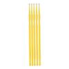 4 Colors Available 100PCS/Bag Disposable Micro Applicator Brushes, Women Disposable Eyelash Extension Brushes for Makeup brushes, Extension Mascara Brush Eyelash Glue Cleaning Stick, (2.5mm)(yellow) view 2