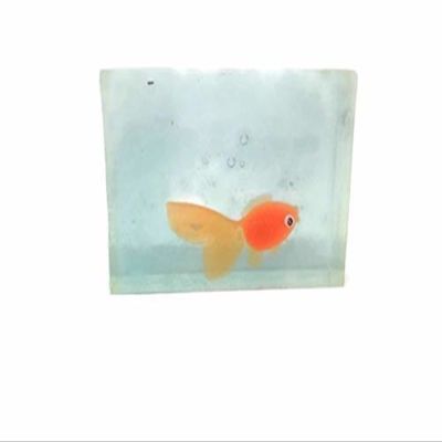 Bear Natural Organics Kids Clear Soap with Hidden Fish Toy  4 oz Bath Time Surprise (Fish Color May Vary)