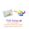 Bear Natural Organics Kids Clear Soap with Hidden Fish Toy  4 oz Bath Time Surprise (Fish Color May Vary) view 2