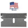 FitAll - 50 Pack Razor Blades - Single Edge, Made in USA - Fits All Safety Standard Scrapers - Heavy Duty, Extra Sharp - 50 Pieces view 2