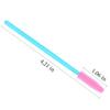 100 Pcs Silicone Mascara Wands Disposable Eyelash Brushes for Extensions Lash Applicators Makeup Tool Kit (Blue Handle/Pink Brush Head) view 2