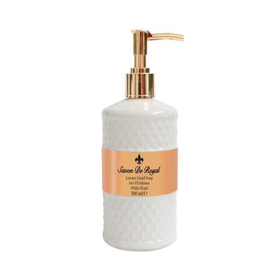Savon De Royal Luxury Liquid Hand Soap, White Pearl - 500 ml each (Pack of 3)