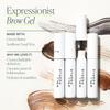 Well People Expressionist Brow Gel, Conditioning Gel For Thickening & Filling In Brows, Creates Fuller-looking Brows, Vegan & Cruelty-free, Dark Brown view 2