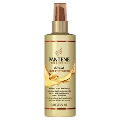 Pantene Pro-v Gold Series Thermal Heat Protector Infused with Argan Oil, 6.4 Fluid Ounce