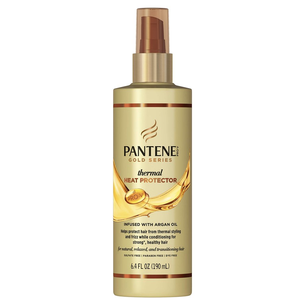 Pantene Pro-v Gold Series Thermal Heat Protector Infused with Argan Oil, 6.4 Fluid Ounce