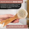 SHASH Since 1869 Hand Made in Germany - Sustainable Exfoliating Face Brush, Scrub Cleansing Brush, Exfoliates Skin to Help Reduce Flaking, Fine Lines, Supports Glowing Complexion (Soft Goat Bristle) view 4
