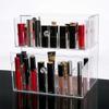 Acrylic Clear Lipstick Organizer Box with Compartments, Makeup Organizer and Storage Dustproof, Desktop Skin Care Products Finishing Storage Rack view 1