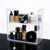 Acrylic Clear Lipstick Organizer Box with Compartments, Makeup Organizer and Storage Dustproof, Desktop Skin Care Products Finishing Storage Rack view 2