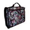 101 BEACH Hanging Toiletry Cosmetic Organizer Bag Roll up for Storage Travel Custom Embroidery Available (Black Paisley) view 1