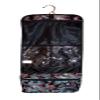 101 BEACH Hanging Toiletry Cosmetic Organizer Bag Roll up for Storage Travel Custom Embroidery Available (Black Paisley) view 4