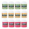 Lip Naturals | Assorted Mini Lip Balm with Sunscreen (SPF-15) | Made in USA | 12-Count Pack with Bing Cherry, Tea Tree Mint, and Vanilla Bean Flavors (0.10oz/3g Each) view 1